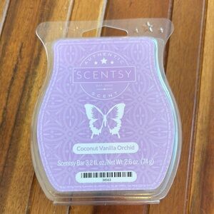 Scentsy Coconut Vanilla Orchid Wax Bar - Purple